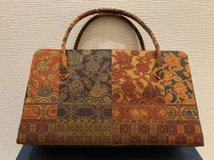 龍村晋 尾張蜀紅文錦 トートバッグ - メルカリ