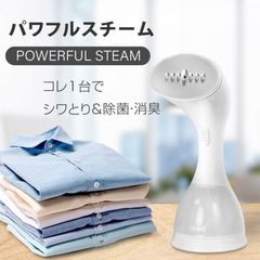 衣類スチーマー　ハンディアイロン　タンク容量250ml　除菌・脱臭　STN-1809