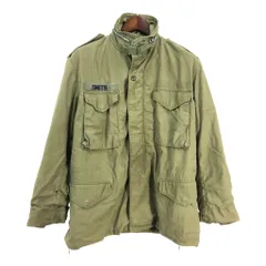 70年代 米軍実物 U.S.ARMY M-65 フィールドジャケット 2nd ヴィンテージ ミリタリー オリーブ (メンズ LARGE相当) 中古 古着 S4845