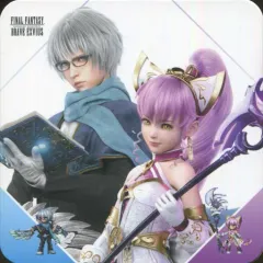 【中古】コースター(キャラクター) 洸洋の軍師ニコル＆桜雲の賢者サクラ オリジナルコースター 「FINAL FANTASY BRAVE EXVIUS×SQUARE ENIX CAFE」 ドリンク注文特典