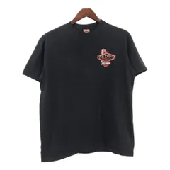 HARLEY DAVIDSON ハーレーダビッドソン 半袖Ｔシャツ モーターサイクル ブラック(メンズ L)中古 古着 U0020
