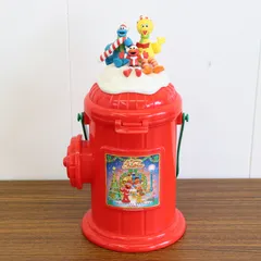 【即日発送】USJ ユニバーサルスタジオジャパン 2005セサミストリート クリスマスポップコーンバケツ エルモ クッキーモンスター ラクル玩具館