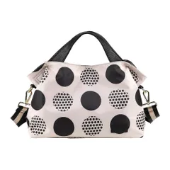 ☆ ナチュラル/ドット ☆ LIZDAYS キルティングナイロンショルダーバッグ トートバッグ レディース キルティング ショルダーバッグ ハンドバッグ 鞄 かばん バッグ バック 斜めがけ 大人 軽い 軽量 通勤 通学 おしゃれ きれいめ 肩掛け ナイロン