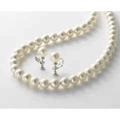 貝パールネックレス&イヤリングセット M80621825
