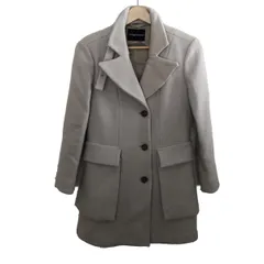 EMPORIOARMANI(エンポリオアルマーニ) コート サイズ36 S レディース - ライトグレー 長袖/冬