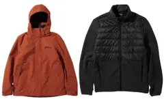 ☆新品未使用「送料込」JackWolfskin//ASIA LUNTAL 3IN1 JKT M // Lサイズ//Carmine//コンビネーション//2way//5032021-01//ジャックウルフスキン