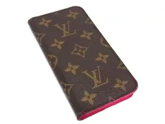 LOUIS VUITTON ルイヴィトン M63444 モノグラム フォリオ iPhone X/XS 対応 アイフォンケース スマホケース ブラウン系 FU2530