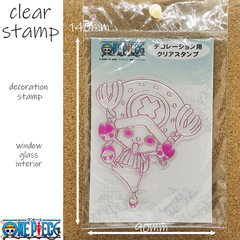 ワンピース　ONE PIECE　クリアスタンプ　デコレーションスタンプ　✿ガラスに貼り付けてインテリア✿鏡に貼り付けてデコレーション✿繰返しご使用いただけます✿