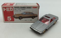 トミー トミカ/赤箱日本製 トヨタ ソアラ 2800GT 銀・黒/内装赤/1HG 5-2-17