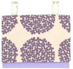 移動ポケット 女の子 あじさい パープル 移動 ポシェット クリップ付き シンプル ティッシュケース ポケット 移動 ポーチ 子供用 手作り ハンドメイド 女子 リボン 花柄 小花 お花 フラワー 花 あじさい 北欧 風 苺 ブルー ラベンダー ピンク