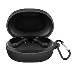 ブラック 2023改良モデルJSFOYU 対応 Anker Soundcore Life P2 mini ケース 落下防止 シリコン カバー 全面保護 軽量小型 防水 防塵 キズ防止 保護カバー ブラック