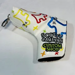 スコッティキャメロン　新作パターカバーグリップ付きホワイト　検索スコッチキャメロンパターカバー