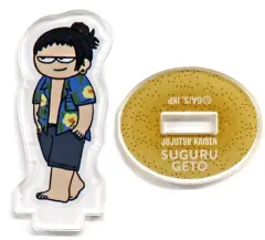 【中古】アクリルスタンド・アクリルパネル 夏油傑 「呪術廻戦 ジロリ トレーディングミニアクリルスタンド めんそーれver.」