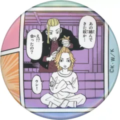 【中古】バッジ・ピンズ 佐野万次郎＆龍宮寺堅 「東京リベンジャーズ 原画展 TOKYO卍REVENGERS EXHIBITION コミカル顔バッジコレクション」