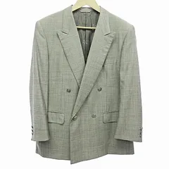ニナリッチ NINA RICCI ダブル テーラードジャケット ブレザー ウール グレー 約L 0805 ■GY18のサムネイル