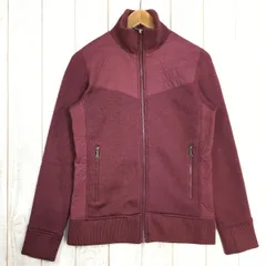 【Women's M レッド系】 Marmot ( マーモット ) セーター フリース ジャケット Sweater Fleece Jacket ニット調 International Women's Bordeaux フリース アウター ジャケッ