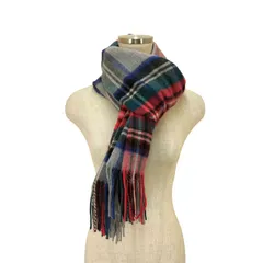 ユナイテッドアローズ UNITED ARROWS カシミヤ100 チェックマフラー レディース 表記無 