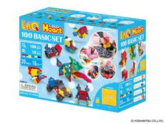 2024年11月発売 LaQ ラキュー ハート100 Heart100 ベーシックセット 知育 ブロック 玩具 日本製 ヨシリツ