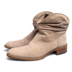 サルトル／SARTORE ペコスブーツ シューズ 靴 レディース 女性 女性用 スエード スウェード レザー 革 本革 ベージュ  ミドル丈ブーツ