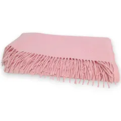 HERMES エルメス　カシミヤ 大判　ストール 淡いピンク　桜色　格安 HERMES エルメス カシミヤ 大判 ストール 淡いピンク 桜色 格安