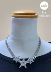 ★ rada ラダ　スターネックレス　ラインストーン　ビジュー