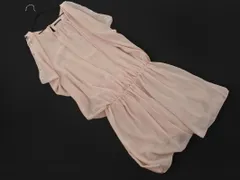 Ray BEAMS レイビームス シフォン チュニック ワンピース ピンク ■◆ レディース