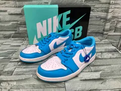 NIKEナイキ SB AIR JORDAN 1 LOW QS UNC／CJ7891-401／Eri スニーカー ブルー