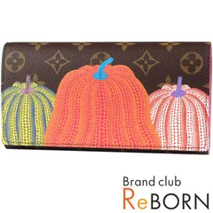 LOUIS VUITTON/ルイ ヴィトン　LV × YK ポルトフォイユ サラ NM（二つ折長財布）　草間彌生 モノグラム パンプキン　ブラウン×マルチカラー　M82114【新品】