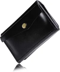 ［訳アリ］ 財布 メンズ コンパクト ミニ財布 ［雑誌掲載］ 小さい財布 プレゼント ギフト 父の日 小銭入れ 本革 ブラック (黒)