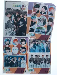 TXT K-POP グッズ  グッズ ステッカーセット 87枚入 フォトステッカー/シールセット + カバーケース付