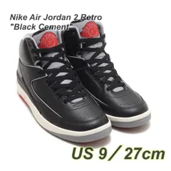 NIKE ナイキ GS エアジョーダン2 レトロ ブラックセメント 25cm 9/27発売｜Nike Air Jordan 2 Retro 