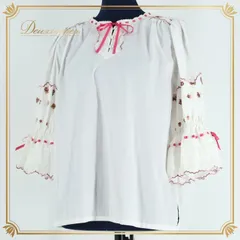 ★かつら　フォークダンス衣装★ハンドメイド★手刺繍ブラウス ☆かつら様専用 フォークダンス衣装☆ハンドメイド☆手刺繍ブラウス