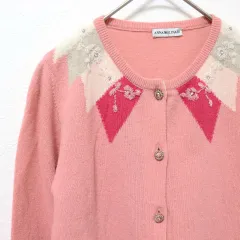 Blumarine ANNA MOLINARIブルマリン♪刺繍シルクカーディガン Blumarine ANNA MOLINARIブルマリン♪刺繍シルクカーディガン