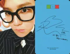 【中古】コレクションカード(男性) EXO-CBX/BAEKHYUN(ベッキョン)/衣装黒・眼鏡・左向き/CD「Hey Mama!」封入フォトカード