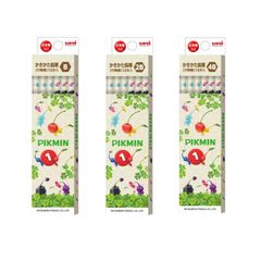 【メルカリ便】ピクミン  (B) (2B) (4B)  鉛筆 ダース 3種セット  文房具 プレゼント PIKUMIN えんぴつ