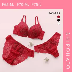 【SHIROHATO公式】【正規品・新品】クラシックラメ刺繍 ブラジャー ショーツ セット Tバック 3点セット BCDEF 大きいサイズ バックレース(F65-M、F70-M、F75-L)
