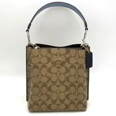 【中古美品】COACH コーチ SIGNATURE 2WAY BAG CA582 シグネチャー ショルダーバッグ ハンドバッグ カバン 鞄 【180-250714-as-19-izu】