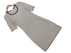 snidel スナイデル ボーダー ニット ワンピース sizeF/紺ｘ白 ■◆ レディース