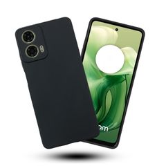 【人気商品】柔軟 Motorola Moto Moto G24 G24 保護ケース ワイヤレス充電対応 軽量 指紋防止 擦り傷防止 薄型 落下防止 TPU 滑り止め g24 ケース 4G 携帯カバー FOR 黒