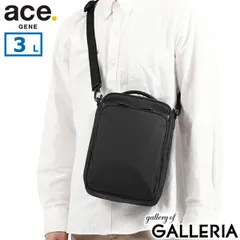  正規品5年保証 エースジーン ショルダーバッグ メンズ レディース 軽い ace.GENE 縦型 小さめ 軽量 2WAY 撥水 フレックスライトコート 68232 ブラックのサムネイル