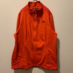 THE NORTH FACE トラックジャケット フリース レッド ビッグサイズ【レディースXXL】