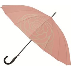 マブ(mabu) 日傘 傘 日傘兼用雨傘 レディース 58cm ベーシックジャンプ16 カメリア SMV-41459 長傘 雨傘 UVカット 遮光 晴雨兼用傘 おしゃれ 可愛い 軽量 花柄 人気 大きい 女性用 umbrella 0