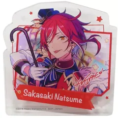 【中古】バッジ・ピンズ 逆先夏目 アクリルバッジ 「アミューズメント一番カフェ あんさんぶるスターズ! ～AUTUMN☆2019～vol.1」 ドリンクセット注文特典