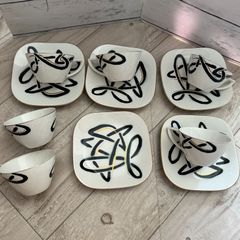 Noritake ノリタケ 1950年代 幾何学模様 食器セット 13点 箱あり