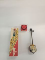 民芸　蛇皮線　オルゴール付き
