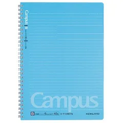 (まとめ）【コクヨ】キャンパスツインリングノート ドット入り罫線 B罫 40枚 セミB5  ｽT115BT 【×30セット】