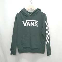 ◇ ⊇ VANS ヴァンズ ロゴプリント 長袖 スウェットトレーナー サイズS ブラック系 レディース E  【1412090034930】