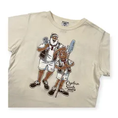 CAPTAIN SANTA キャプテンサンタ ANCHOR COLLECTION プリント 半袖Tシャツ サイズ S /ホワイト/日本製のサムネイル