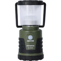 【 新品 未開封 】 ジェントス ＧＥＮＴＯＳランタン Ｅｘｐｌｏｒｅｒシリーズ ［ＬＥＤ ／単３乾電池×４］ EX-334D 未使用 送料無料のサムネイル