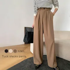 タックワイドパンツ レディース ボトムス 春 夏 秋 冬 イージーパンツ ワイドパンツ ダブルタック スラックス 美シルエット オリジナル タックパンツ ハイウエスト ロング丈 マキシ丈 上品 きれいめ 通勤 オフィス ボトムス カジュアル おしゃれ 30代